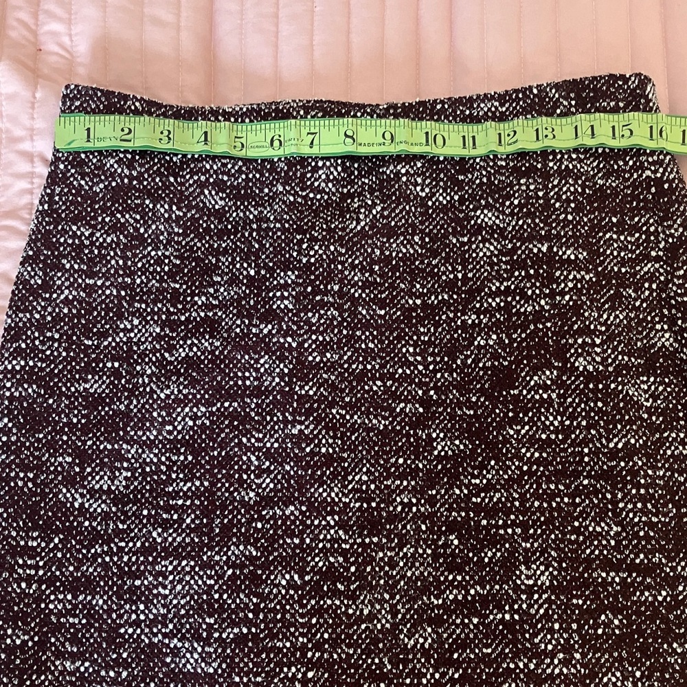 Ann Taylor 2 piece NWT top skirt cranberry tweed matching set S/M - Picture 9 of 13